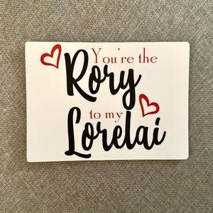 You’re the Rory to my Lorelei Magnet